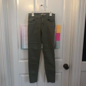 pair of green pants